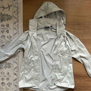 Marmot Light Gray Rain Jacket